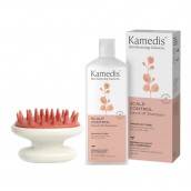 Kamedis SCALP CONTROL Šampón proti lupinám + masážna kefa